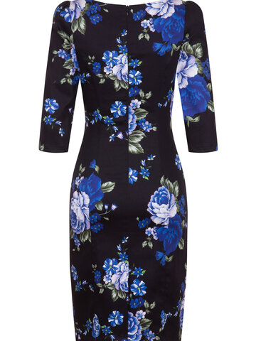 Foto Fekete retró ceruzaruha ujjakall